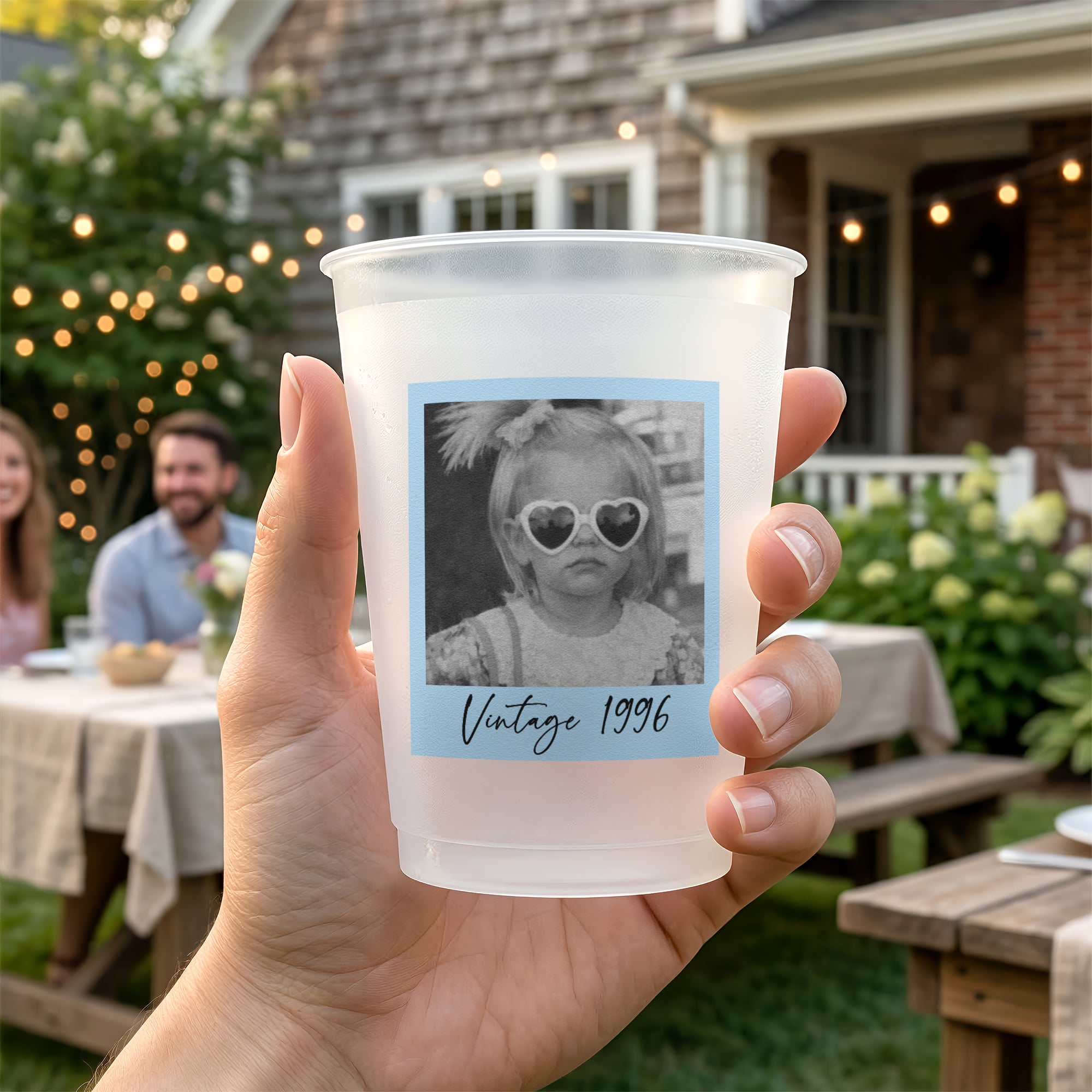 Party-Cups Custom Vintage Photo For Birthday Party Favors - Personalized Cups 4