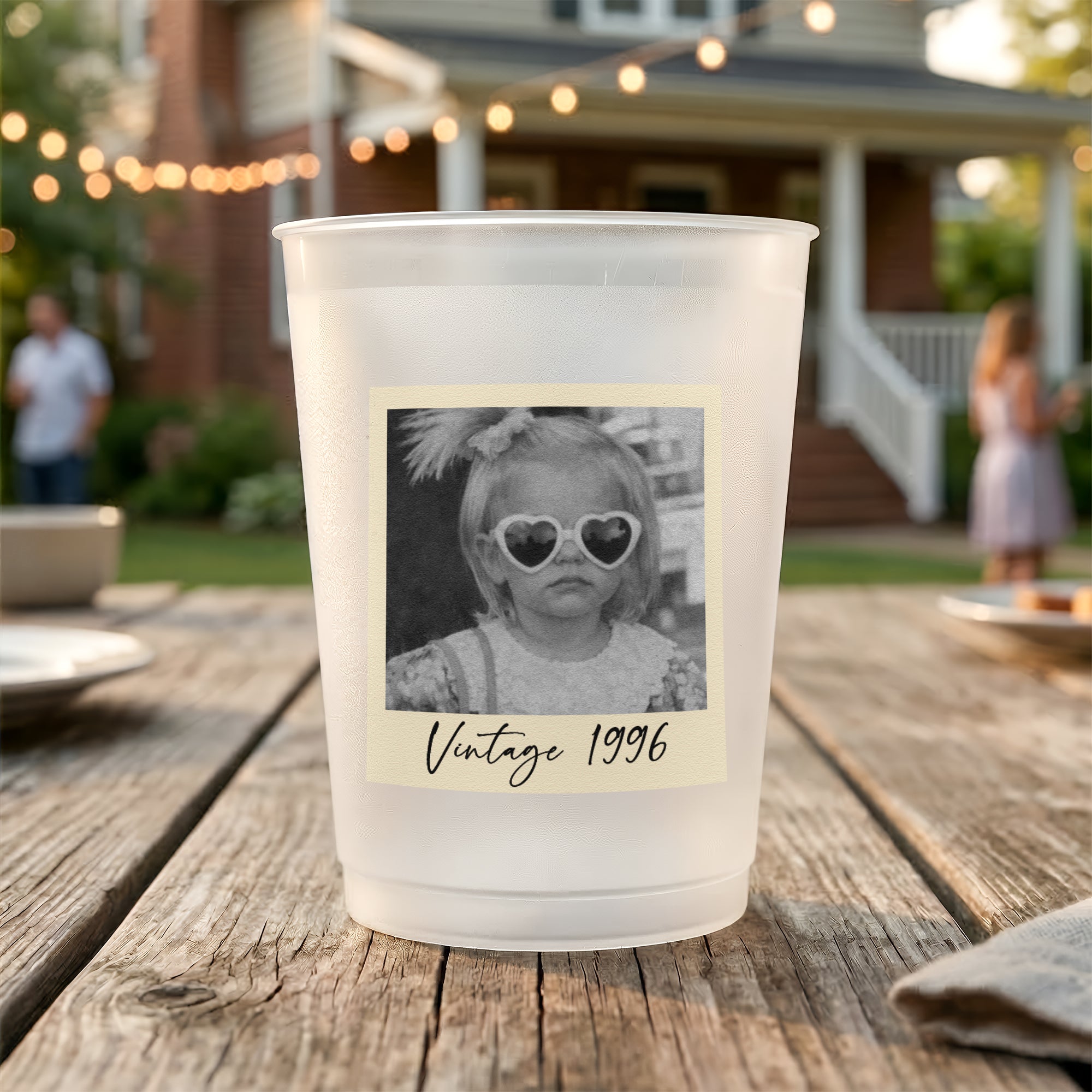 Party-Cups Custom Vintage Photo For Birthday Party Favors - Personalized Cups 5
