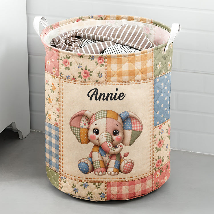 Patch-Work-Style-Animals-Gift-For-Kids-Personalized-Basket-4