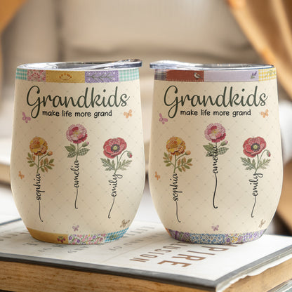 Patchwork-Birth-Flower-Personalized-Wine-Tumbler-2