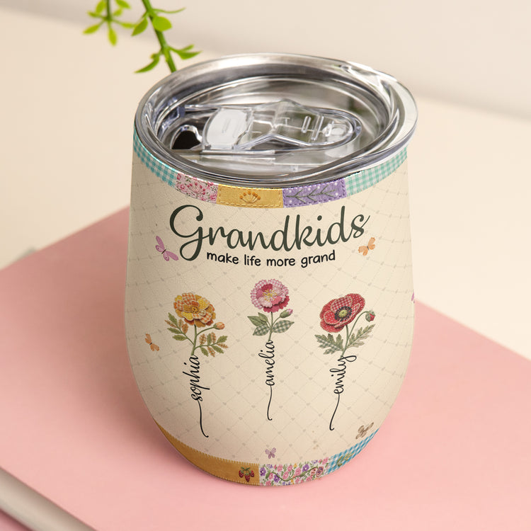 Patchwork-Birth-Flower-Personalized-Wine-Tumbler-4