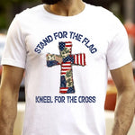 Patchwork-Style-USA-Flag-And-Cross-Print-Shirt-3