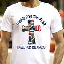 Patchwork-Style-USA-Flag-And-Cross-Print-Shirt-3