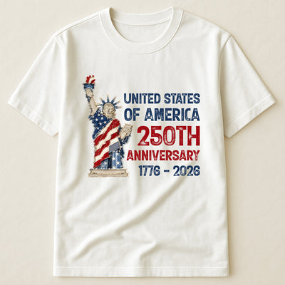 Patchwork Style USA Statue Of Liberty Print - Shirt