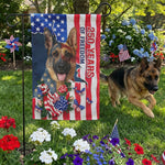Patriotic Pet Portrait - Personalized Photo Flag