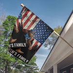 Patriotic Sasquatch - Personalized Flag