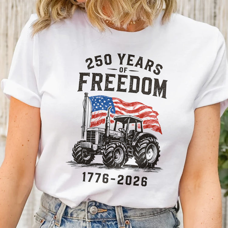 Patriotic-Tractor-250-Years-Shirt-2