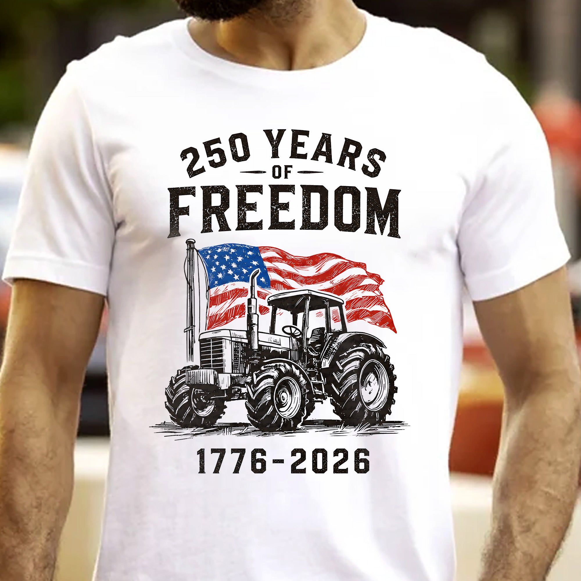 Patriotic-Tractor-250-Years-Shirt-3
