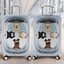 Paw Off The Luggage! - Personalized Luggage Cover