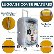 Paw Off The Luggage! - Personalized Luggage Cover