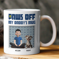 Paws Off ! My Daddy's Mug - Personalized Mug