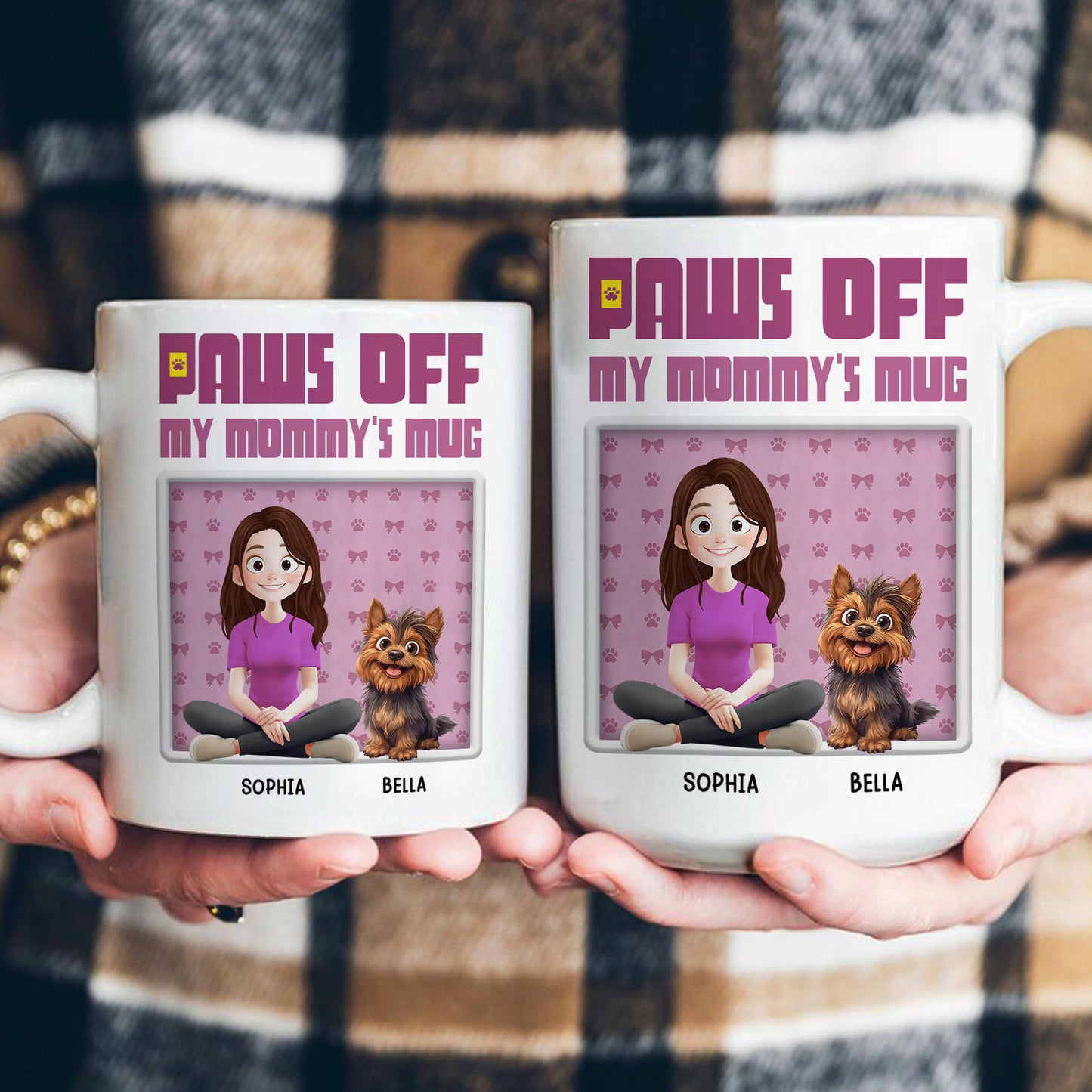 Paws Off ! My Daddy's Mug - Personalized Mug