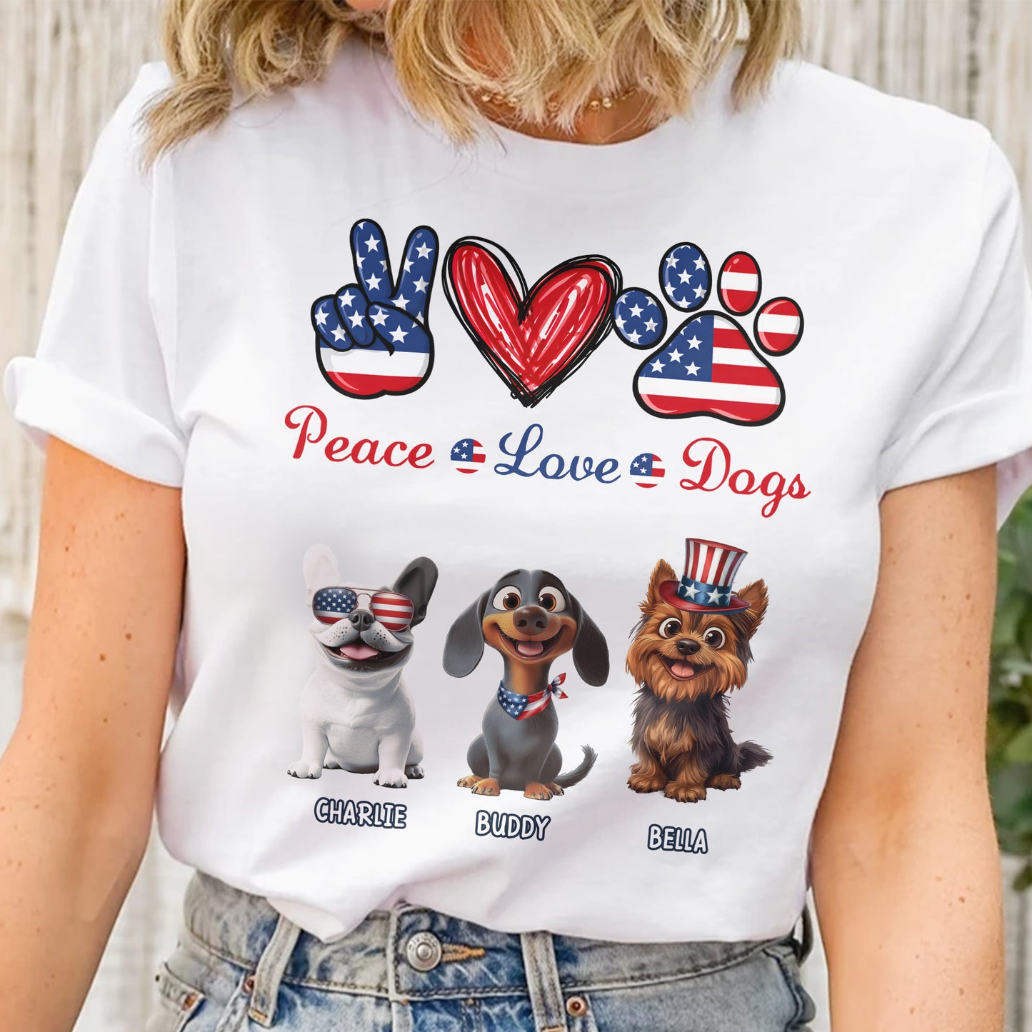 Peace-Love-Dogs-Personalized-Shirt-3