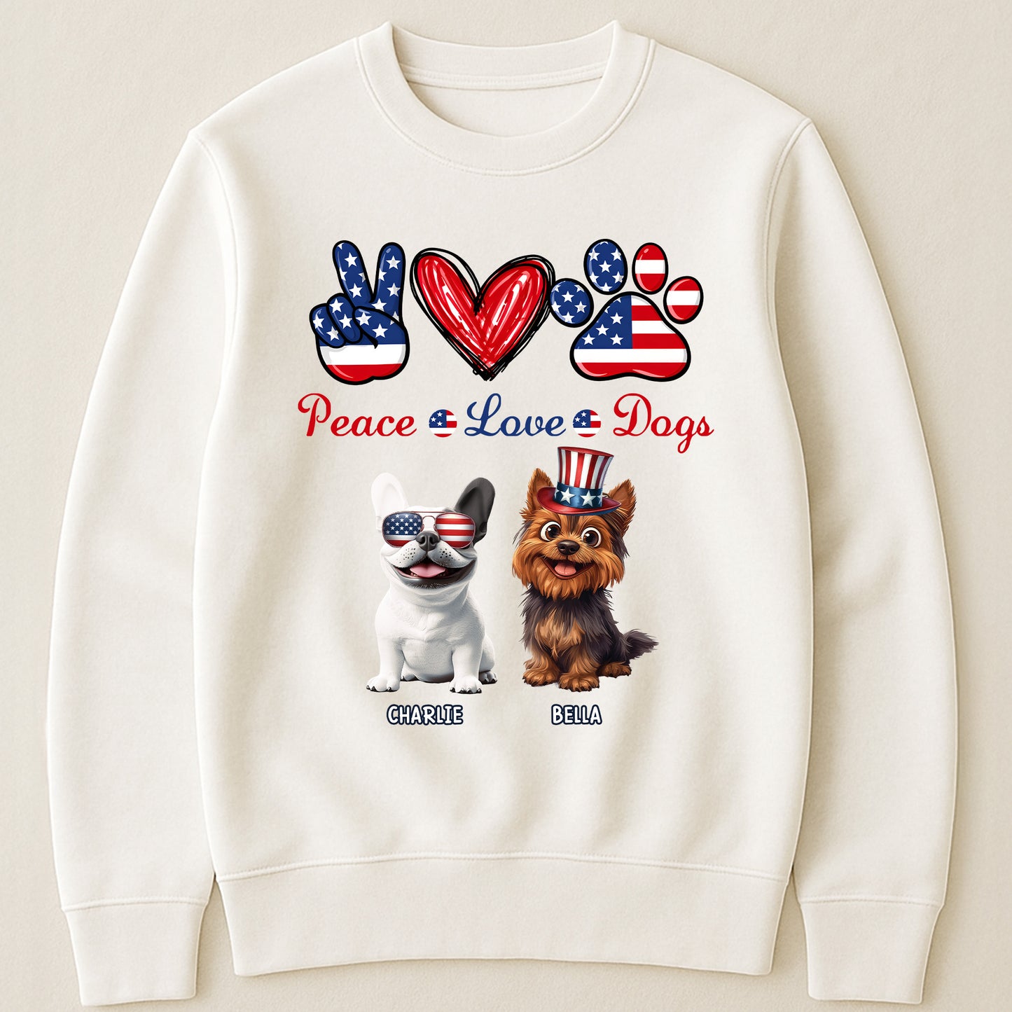 Peace-Love-Dogs-Personalized-Shirt-5