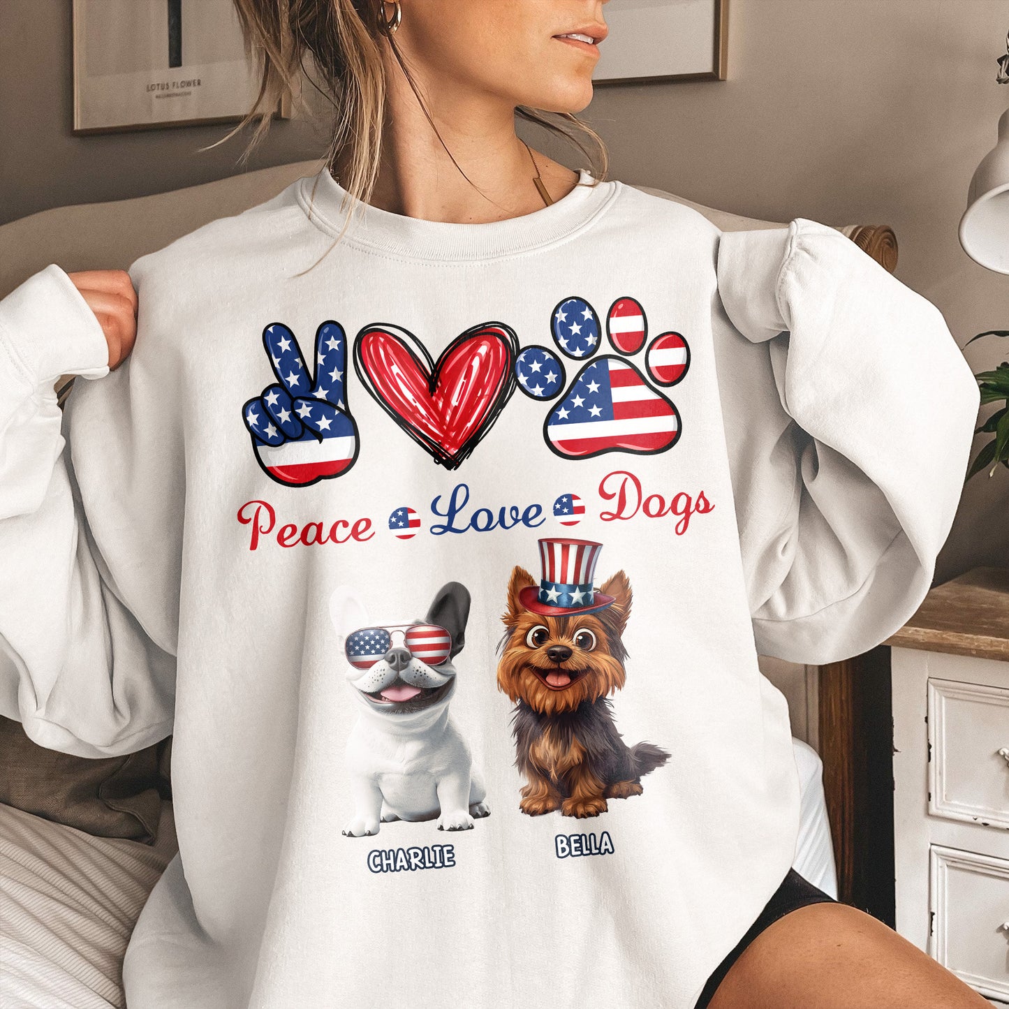 Peace-Love-Dogs-Personalized-Shirt-6