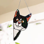 Peeking Cat - Personalized Window Corner Suncatcher
