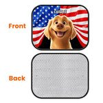 Peeking Dog - Custom Car Side Window Sun Shade
