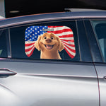 Peeking Dog - Custom Car Side Window Sun Shade