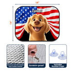Peeking Dog - Custom Car Side Window Sun Shade