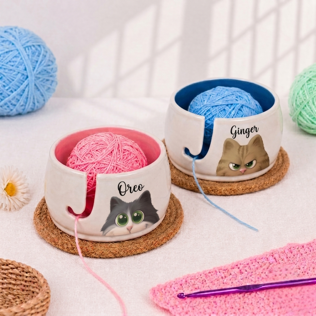 Peeking-Cat,-Dog,-Kitty-Ears-Cat,--For-Knitting-Lover,-Pet-Lover-Personalized-Yarn-Bowl2