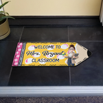 Pencil Shape Classroom Decor - Personalized Doormat