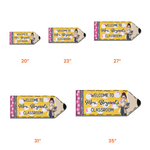 Pencil Shape Classroom Decor - Personalized Doormat