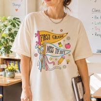Pencil-Back-To-School-Teacher-Custom-Pennant--Personalized-Shirt-6