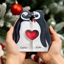 Penguin Couple - Personalized Acrylic Plaque