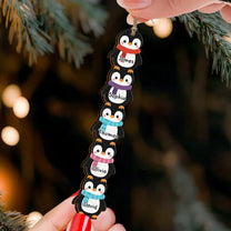 Penguin Family - Kid Custom Name Christmas Gift - Personalized Family Ornament