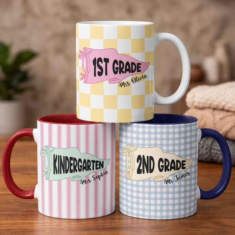Pennant-Design-Teacher-Back-To-School-Gift-Personalized-Mug1