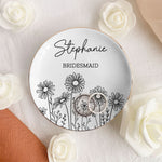 Perfect Bridesmaid Or Bestie Gift Custom Name Gift for Her - Personalized Jewelry Dish