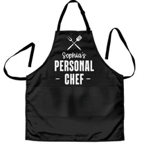 Personal Chef Grill Apron Funny Gifts For Him, Husband - Personalized Apron
