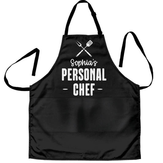 Personal Chef Grill Apron Funny Gifts For Him, Husband - Personalized Apron