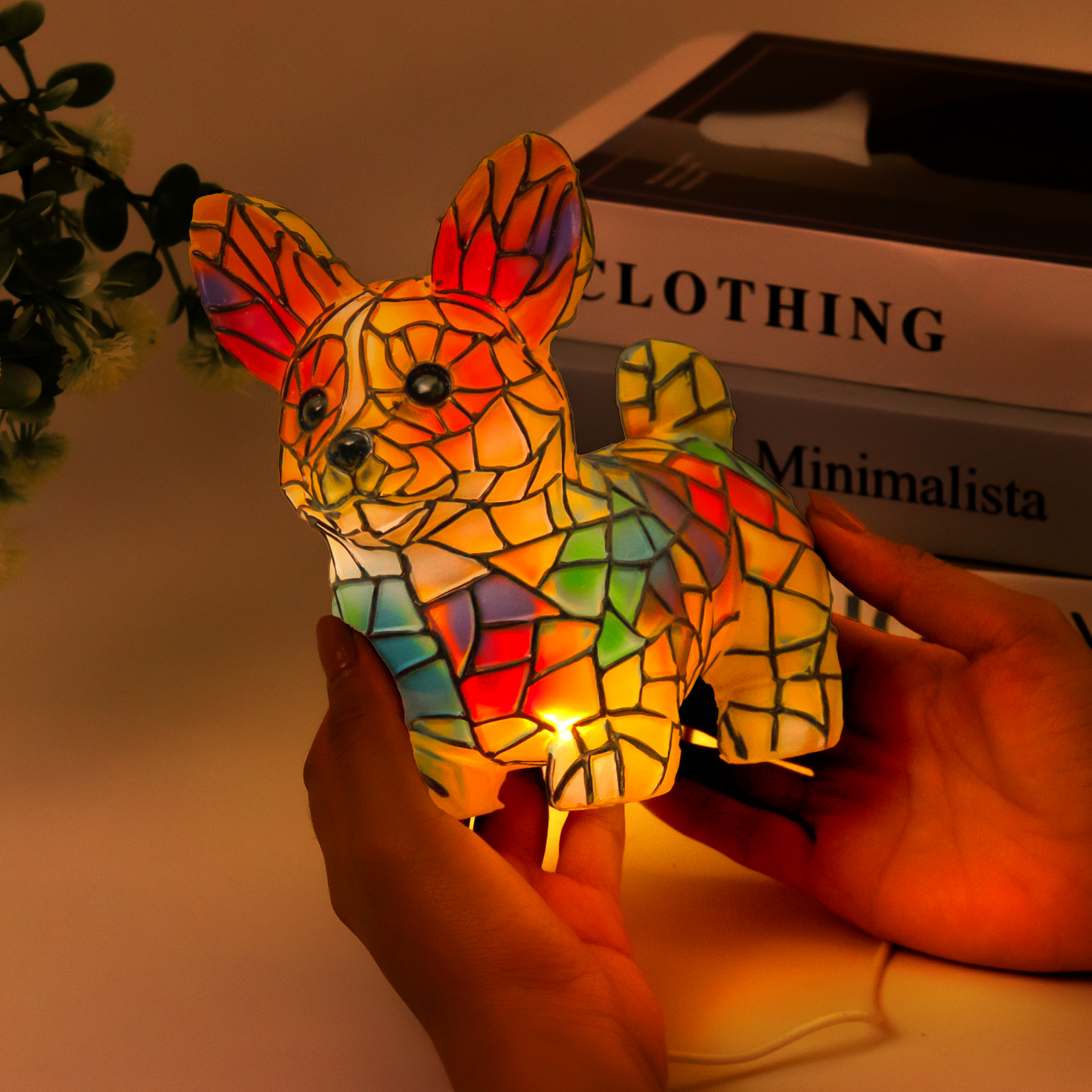 Personalized Corgi Lamp