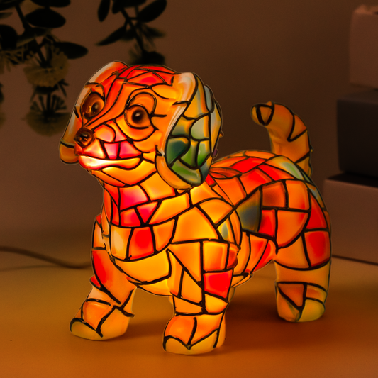 Personalized Dachshund Lamp