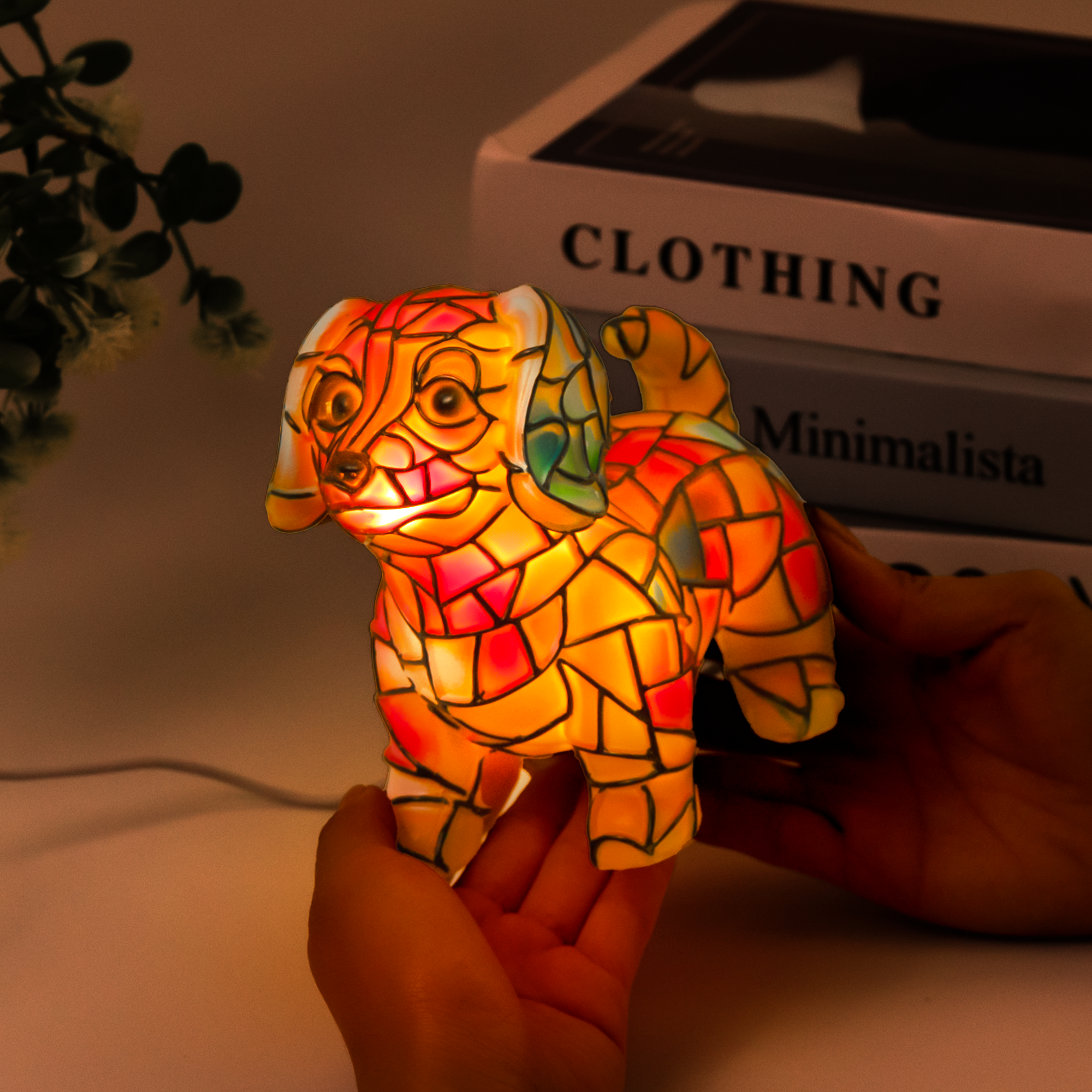 Personalized Dachshund Lamp