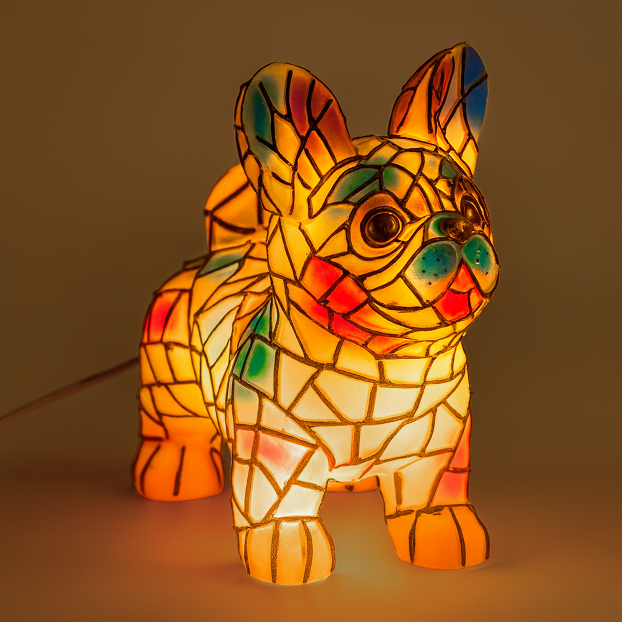 Personalized French Bulldog Lamp