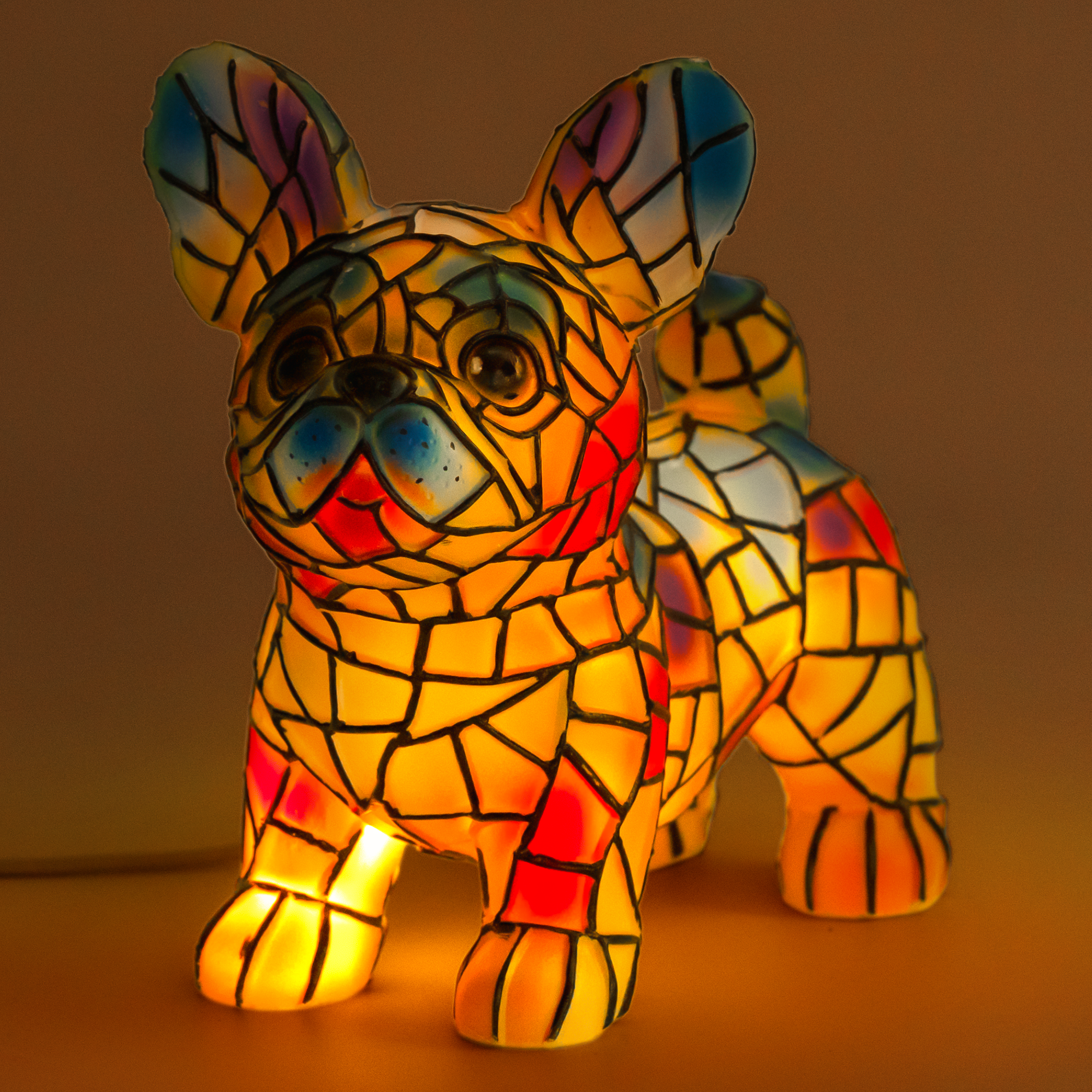 Personalized French Bulldog Lamp