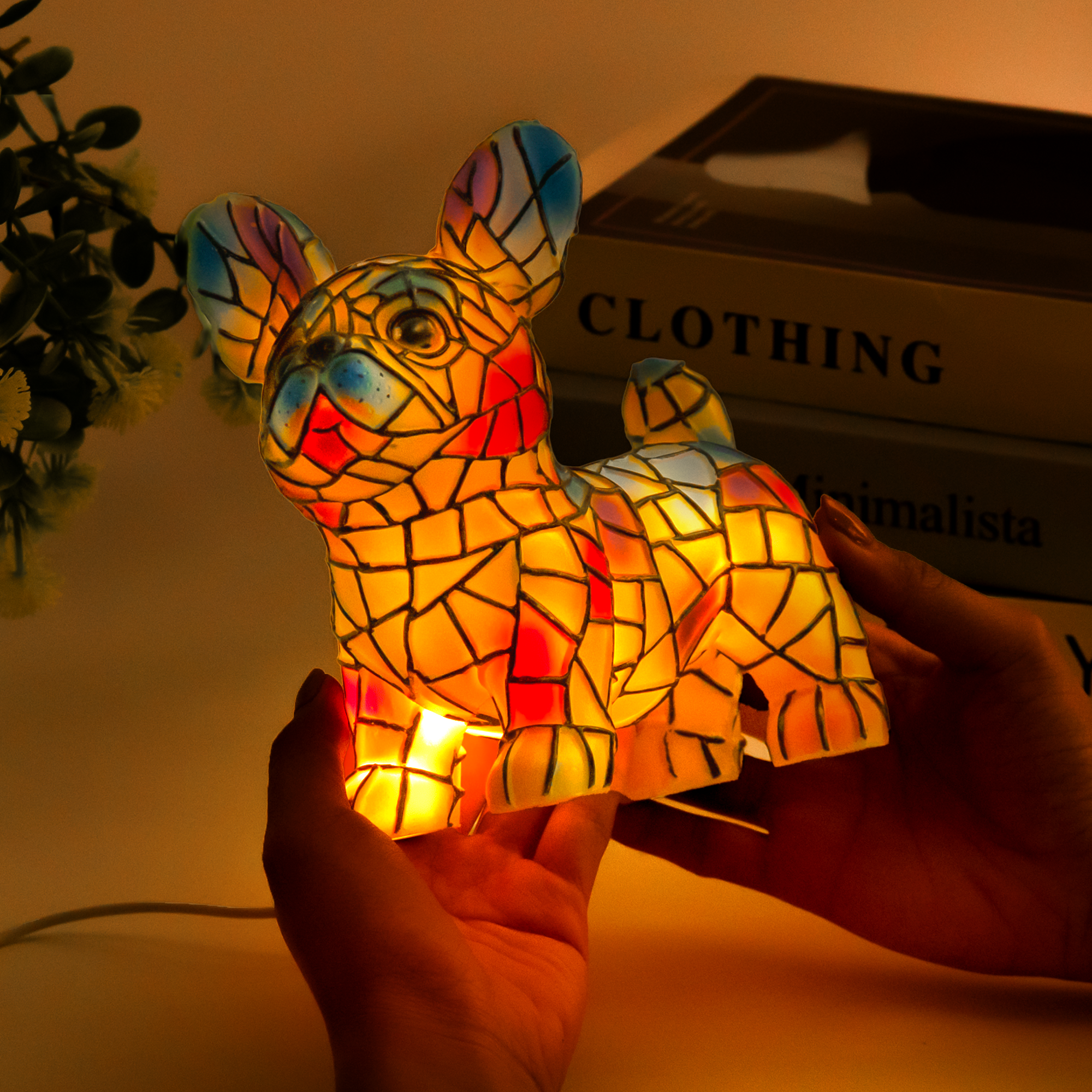 Personalized French Bulldog Lamp
