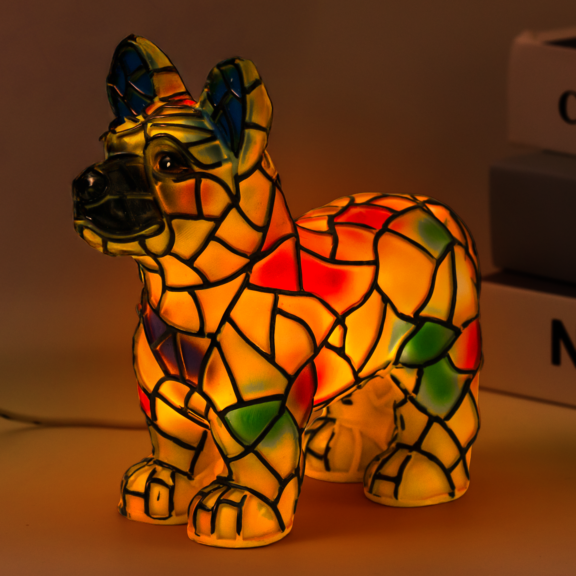 Personalized German Shepherd Lamp