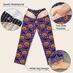 Personalized Halloween Pajama Pants For Men, Funny Fake Underwear Sleep Pants - Personalized Lounge Pants