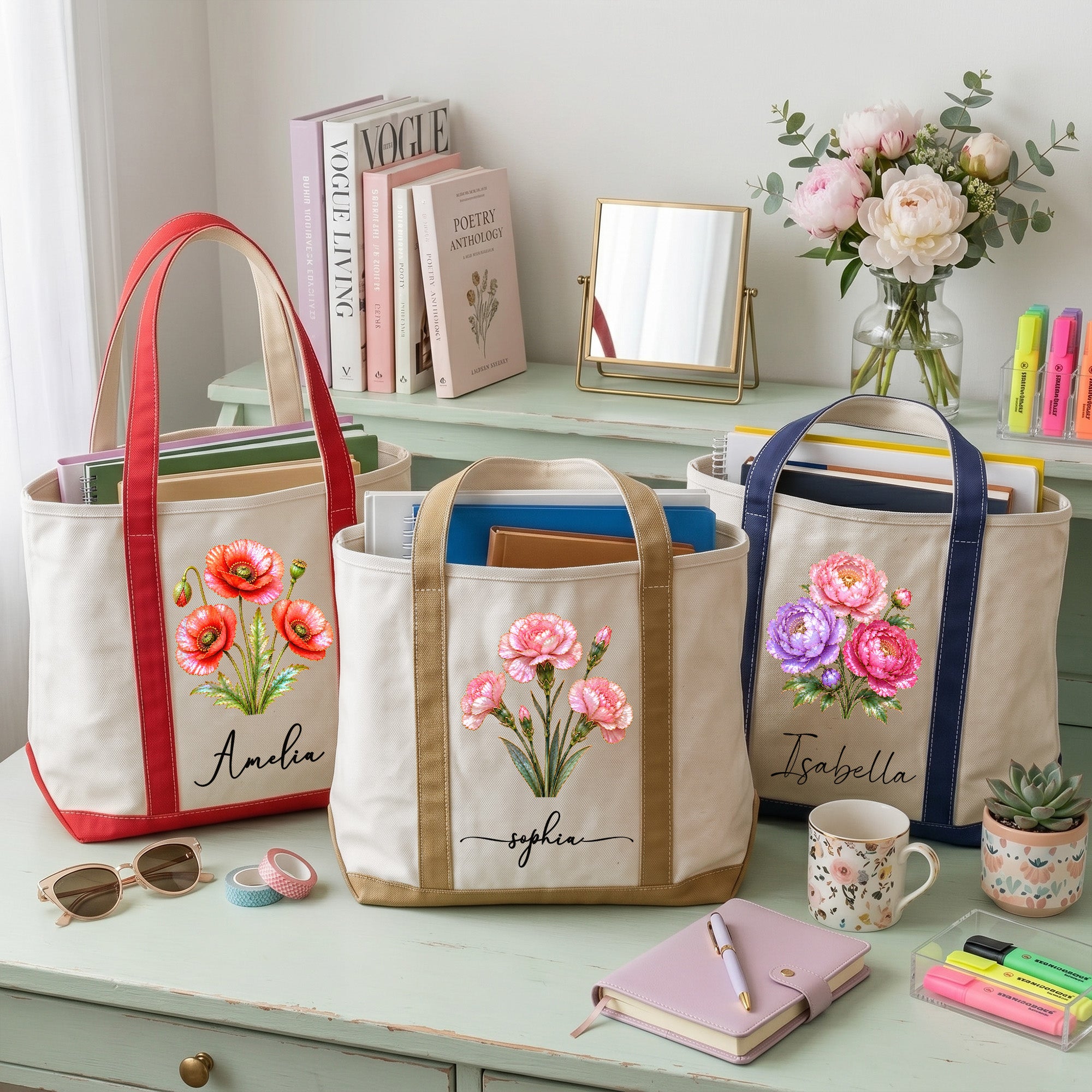 Personalized-Birth-Month-Flower-Art-Mother-Of-Pearl-Style-Personalized-Tote-Bag-1
