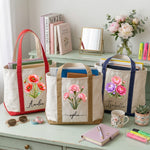 Personalized-Birth-Month-Flower-Art-Mother-Of-Pearl-Style-Personalized-Tote-Bag-1