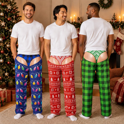 Personalized Funny Men Underwear, Gift Christmas Pajama Pants For Men - Personalized Lounge Pants