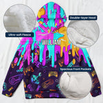 Personalized-Gamer-Custom-Name-Gaming-Neon-Drip-Video-Game,-Boys-Gaming-Gift,-Gamer-Birthday-Gift-Personalized-Hoodie-5