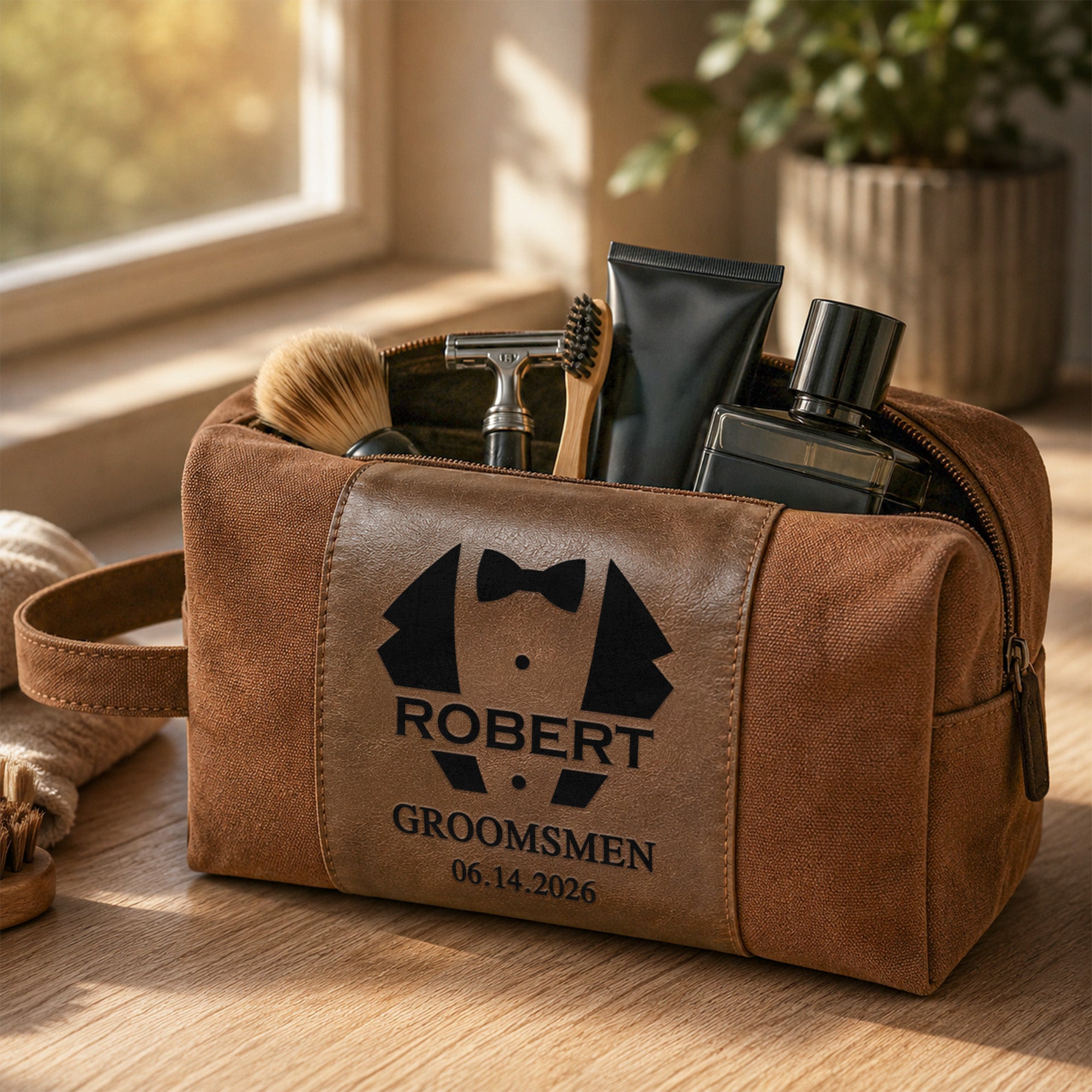 Personalized-Monogram,-Initial-Name-Wedding-Gifts-For-Groomsmen,-Best-Man,-Groom-Personalized-Toiletry-Bag-4