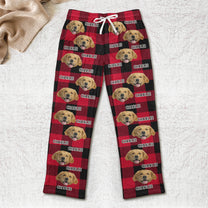 Pet Christmas - Personalized Photo Fleece Pajama Pants