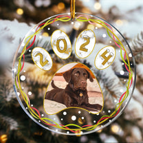 Pet's First Christmas - Personalized Acrylic Photo Ornament