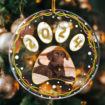 Pet's First Christmas - Personalized Acrylic Photo Ornament