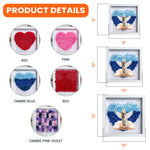 Pet Loss Your Light Will Always Shine - Personalized Photo Flower Shadow Box With LED Light